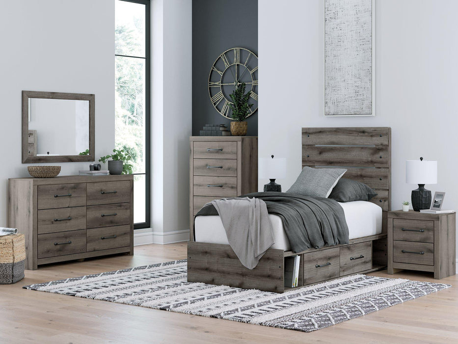 Graystorm Bed with Storage - Orbit Furniture (Richmond,BC)