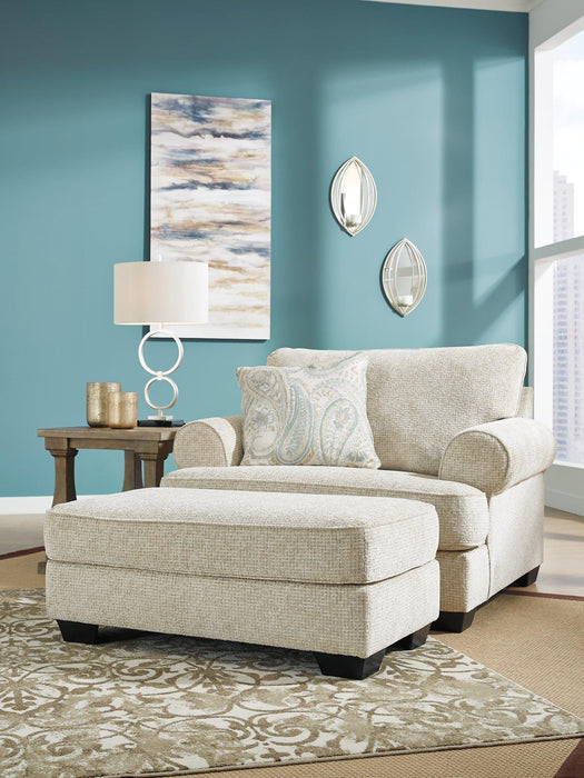 Monaghan Oversized Chair and Ottoman - Orbit Furniture (Richmond,BC)