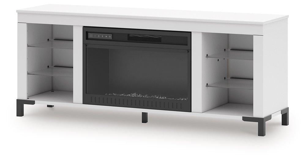 Brollevi 60" TV Stand with Electric Fireplace - Orbit Furniture (Richmond,BC)