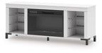 Brollevi 60" TV Stand with Electric Fireplace - Orbit Furniture (Richmond,BC)