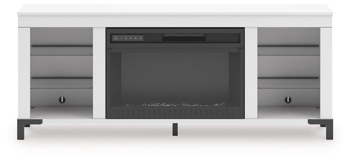 Brollevi 60" TV Stand with Electric Fireplace - Orbit Furniture (Richmond,BC)
