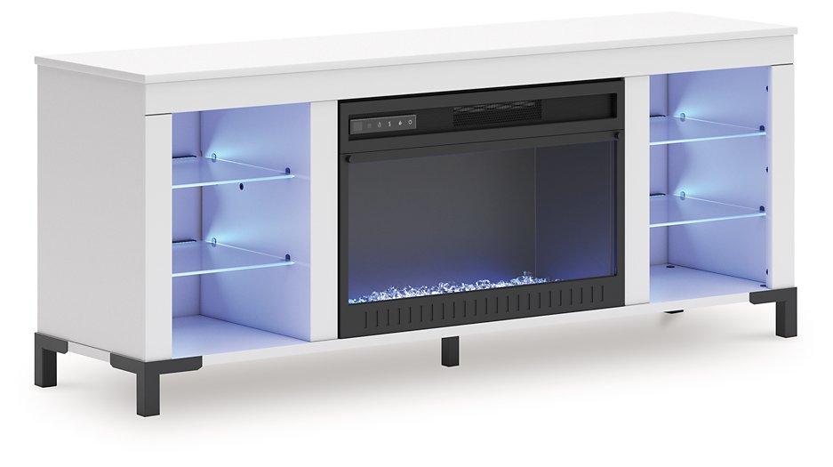 Brollevi 60" TV Stand with Electric Fireplace - Orbit Furniture (Richmond,BC)