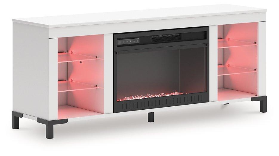 Brollevi 60" TV Stand with Electric Fireplace - Orbit Furniture (Richmond,BC)
