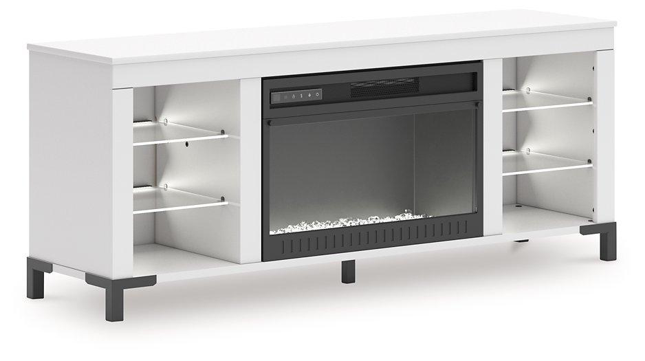 Brollevi 60" TV Stand with Electric Fireplace - Orbit Furniture (Richmond,BC)