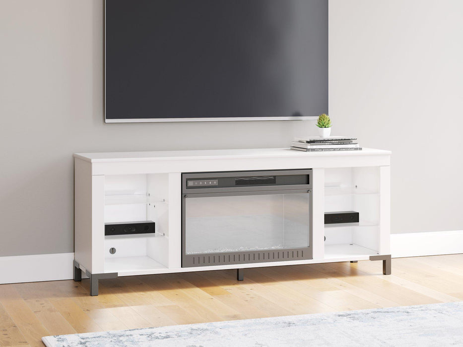 Brollevi 60" TV Stand with Electric Fireplace - Orbit Furniture (Richmond,BC)