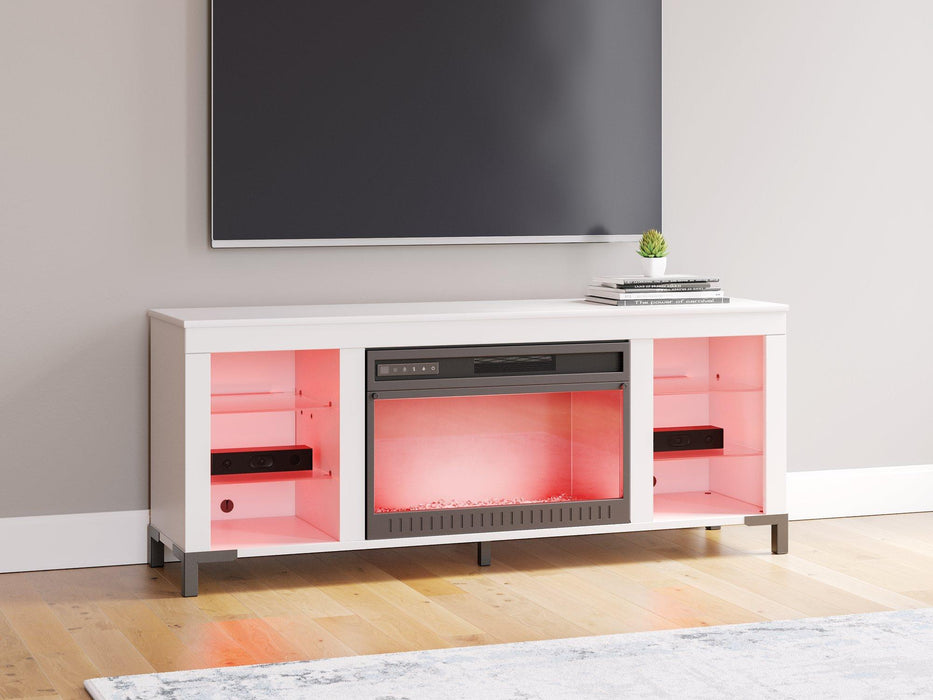 Brollevi 60" TV Stand with Electric Fireplace - Orbit Furniture (Richmond,BC)