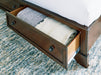 Trellington Sleigh Storage Bed - Orbit Furniture (Richmond,BC)