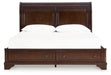Trellington Sleigh Storage Bed - Orbit Furniture (Richmond,BC)