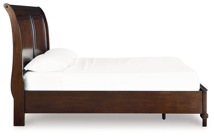 Trellington Sleigh Storage Bed - Orbit Furniture (Richmond,BC)