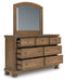 Feddinger Dresser and Mirror - Orbit Furniture (Richmond,BC)