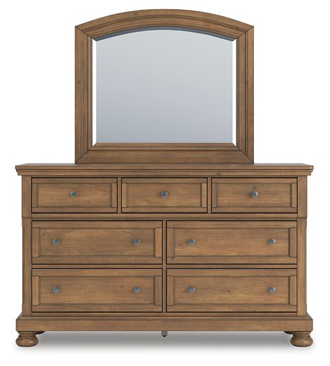 Feddinger Dresser and Mirror - Orbit Furniture (Richmond,BC)