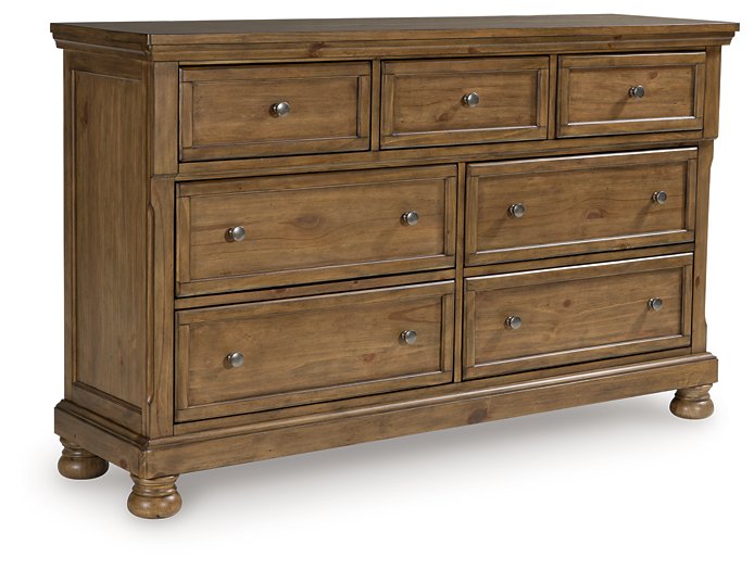 Feddinger Dresser and Mirror - Orbit Furniture (Richmond,BC)