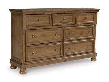 Feddinger Dresser and Mirror - Orbit Furniture (Richmond,BC)