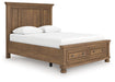 Feddinger Panel Storage Bed - Orbit Furniture (Richmond,BC)