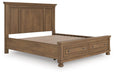 Feddinger Panel Storage Bed - Orbit Furniture (Richmond,BC)