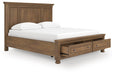 Feddinger Panel Storage Bed - Orbit Furniture (Richmond,BC)