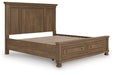Feddinger Panel Storage Bed - Orbit Furniture (Richmond,BC)