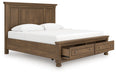 Feddinger Panel Storage Bed - Orbit Furniture (Richmond,BC)