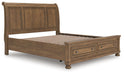 Feddinger Panel Storage Bed - Orbit Furniture (Richmond,BC)