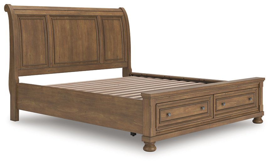 Feddinger Panel Storage Bed - Orbit Furniture (Richmond,BC)