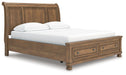 Feddinger Panel Storage Bed - Orbit Furniture (Richmond,BC)