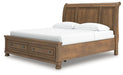 Feddinger Panel Storage Bed - Orbit Furniture (Richmond,BC)
