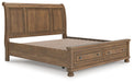 Feddinger Panel Storage Bed - Orbit Furniture (Richmond,BC)