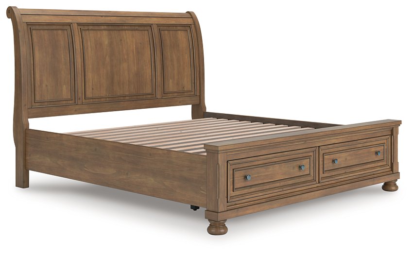 Feddinger Panel Storage Bed - Orbit Furniture (Richmond,BC)