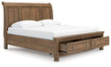 Feddinger Panel Storage Bed - Orbit Furniture (Richmond,BC)