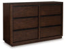 Dilenno Dresser and Mirror - Orbit Furniture (Richmond,BC)