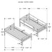 Dakota Bunk Beds - Orbit Furniture (Richmond,BC)
