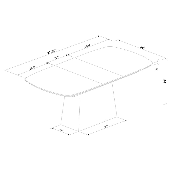 Potero Dining Tables - Orbit Furniture (Richmond,BC)