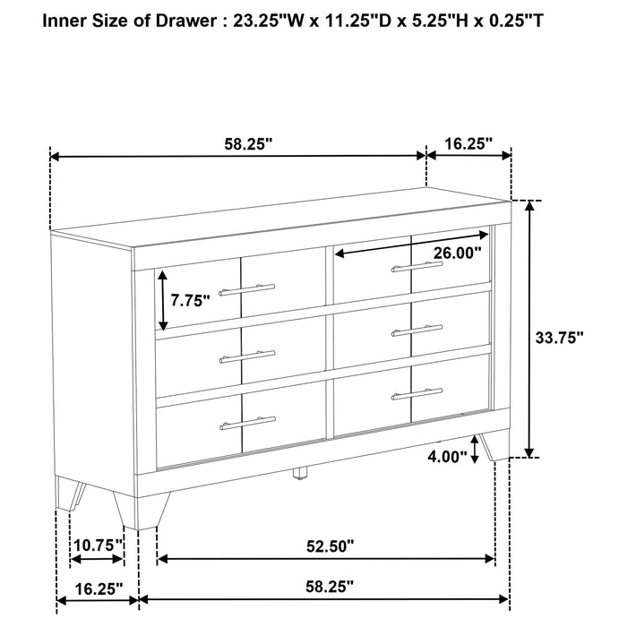 Trenton Dressers - Orbit Furniture (Richmond,BC)