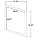 Oakglen Dresser Mirrors - Orbit Furniture (Richmond,BC)