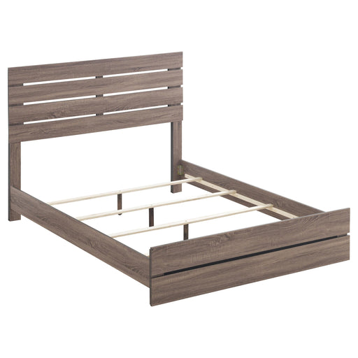 Brantford Eastern King & Queen Panel Bed Barrel Oak - Orbit Furniture (Richmond,BC)