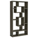 Howie 10-shelf Bookcase Weathered Grey - Orbit Furniture (Richmond,BC)