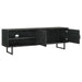 Marsden 2-door Wood 70" TV Stand Charcoal Black - Orbit Furniture (Richmond,BC)