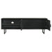 Marsden 2-door Wood 70" TV Stand Charcoal Black - Orbit Furniture (Richmond,BC)