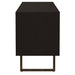 Marsden 2-door Wood 70" TV Stand Charcoal Black - Orbit Furniture (Richmond,BC)