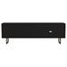 Marsden 2-door Wood 70" TV Stand Charcoal Black - Orbit Furniture (Richmond,BC)