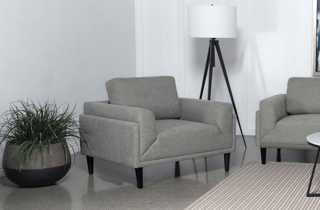 Rilynn Upholstered Track Arms Chair - Orbit Furniture (Richmond,BC)