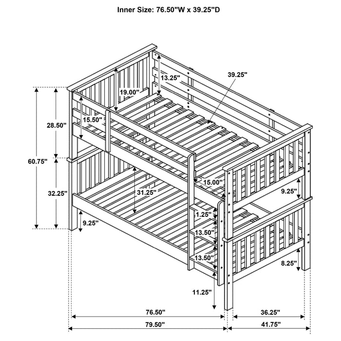 Chapman Bunk Beds - Orbit Furniture (Richmond,BC)