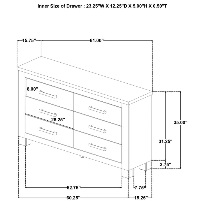 Oakglen Dressers - Orbit Furniture (Richmond,BC)