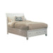 Sandy Beach Queen & E.King Panel Bed with High Headboard Black & White - Orbit Furniture (Richmond,BC)