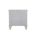 Sandy Beach 3-drawer Nightstand Cream White - Orbit Furniture (Richmond,BC)
