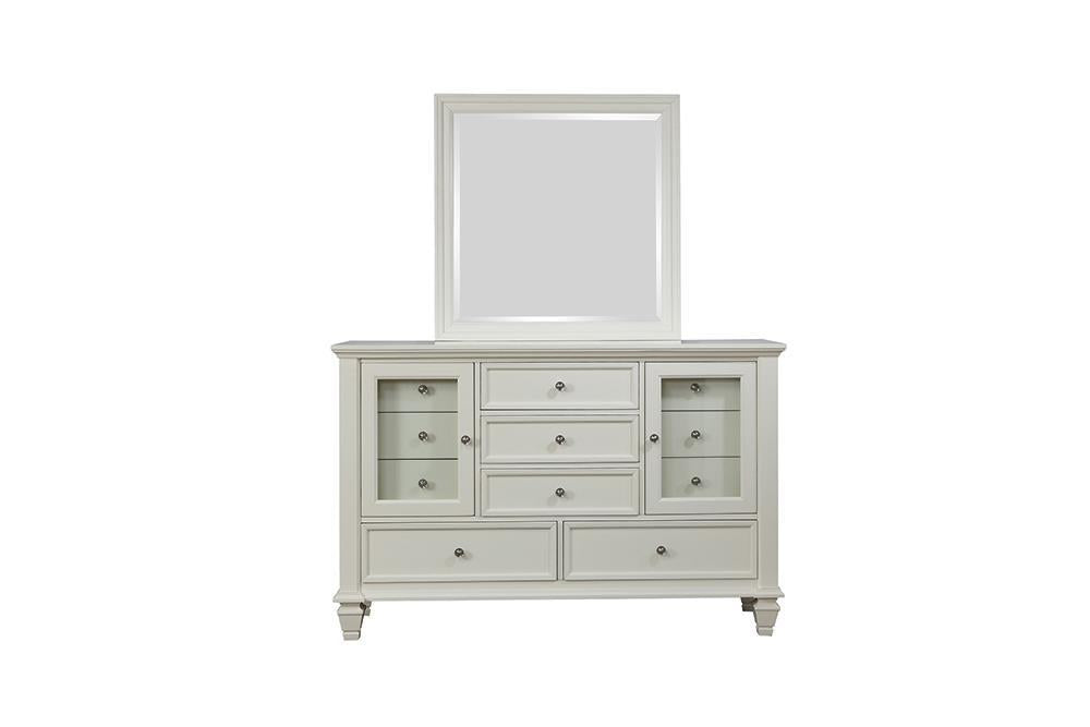 Sandy Beach 11-drawer Rectangular Dresser Cream White - Orbit Furniture (Richmond,BC)