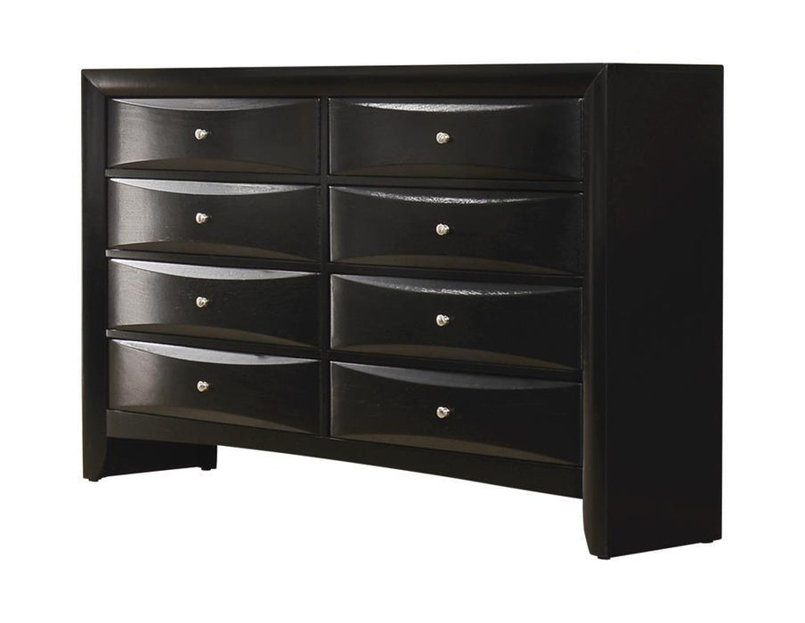 Briana Rectangular 8-drawer Dresser Black - Orbit Furniture (Richmond,BC)
