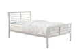 Cooper Queen Metal Bed Silver - Orbit Furniture (Richmond,BC)