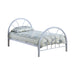 Marjorie Twin Platform Bed Black, Blue, & White - Orbit Furniture (Richmond,BC)