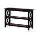 Rachelle Sofa Table with 2-shelf Deep Merlot - Orbit Furniture (Richmond,BC)